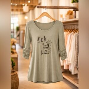 SOFT SURROUNDING "OOH LA LA" TOP ~ NWOT